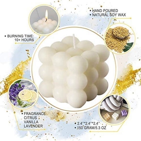 ⭐️abound lifestyle bubble candle-French vanilla⭐️ - Picture 4 of 5